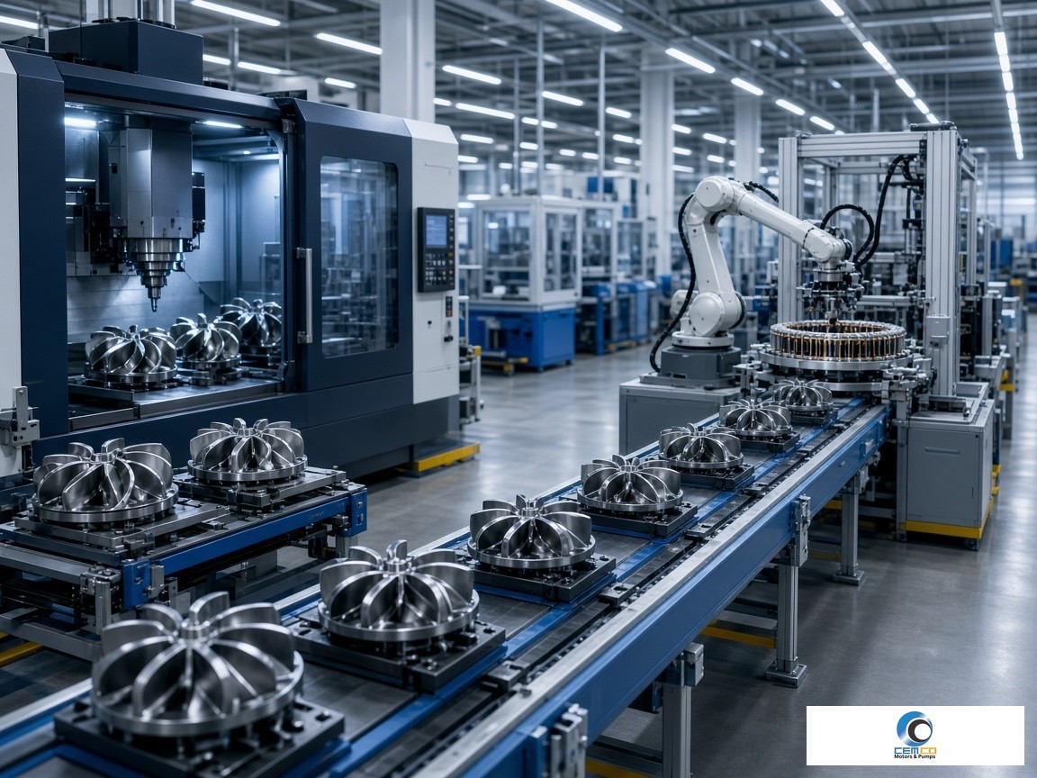 CEMCO pumps production line